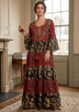 ibBan Hand Embroidered Beaded Cotton Lurex Maxi Dress | Luxury Resort Wear - Zehra