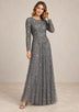 Women’s Party Long Dress with Hand Embroidery - Firdaso