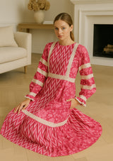 Ibban Cotton Summer Long Dress -Raya