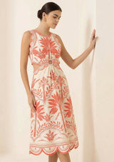 Vestido largo de algodón para mujer - Rifat