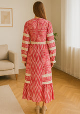 Ibban Cotton Summer Long Dress -Raya