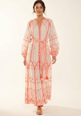 Maxivestido de algodón para mujer - Meerab