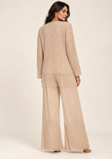 ibBan Women’s  Beaded Jacket and Pant Set - Zarina