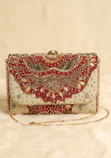 Bolso de lona bordado para mujer - Lehnga