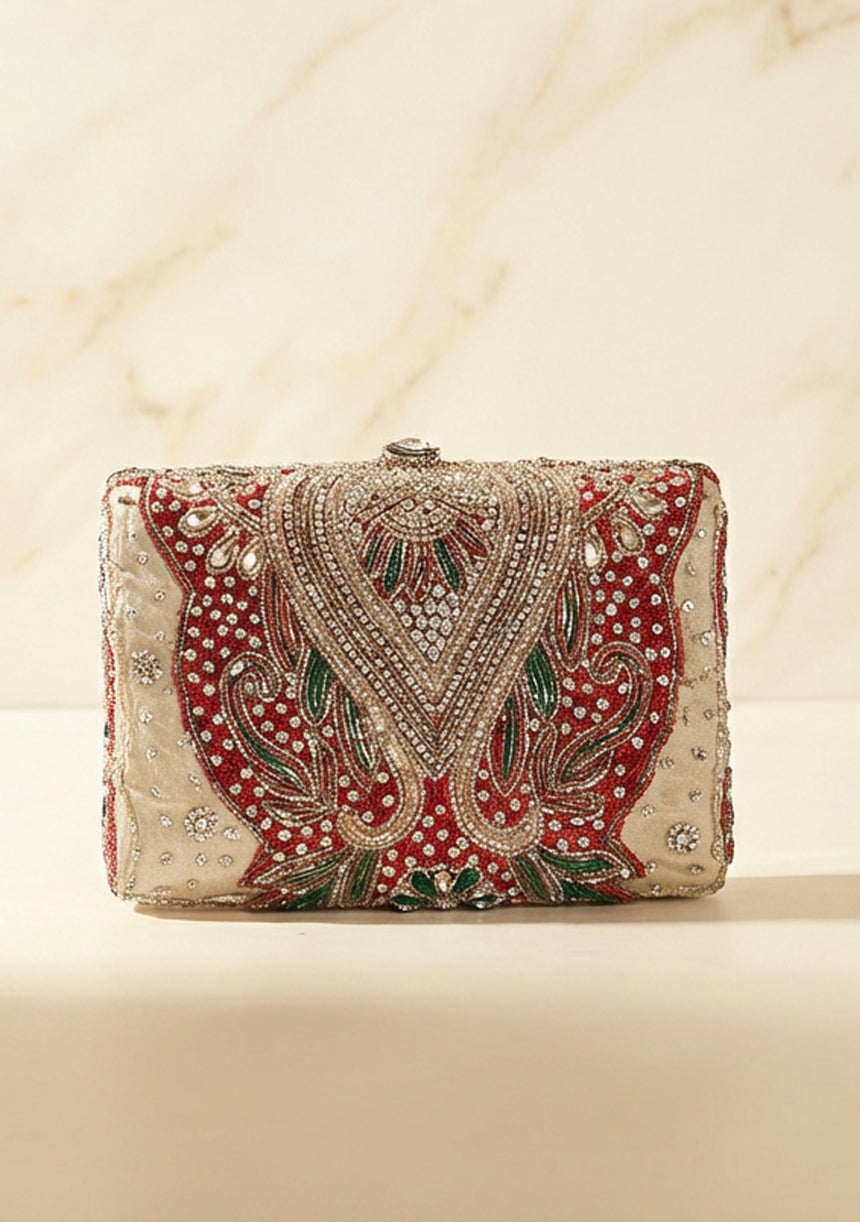 Bolso de lona bordado para mujer - Lehnga