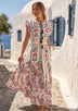 ibBan Hand-Embroidered Cotton Maxi Dress -Nihal