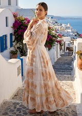 ibBan Hand Embroidered Long Tunic Dress - Livia Long Tunic