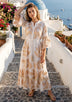 ibBan Hand Embroidered Long Tunic Dress - Livia Long Tunic