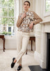 ibBan Luxury Leather Sleeve Embroidered Winter Jacket - Sanya Jacket