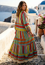Printed Cotton Maxi Tunic for Women | ibBan Summer Collection- Cansu