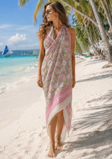 Women's Printed Cotton Pareo Beach Wear | ibBan Resort Collection-Sehra