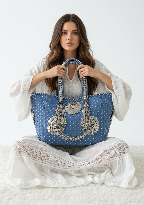 Bolso de Lona Bordado para Mujer - Layra