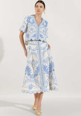 Women's Cotton Top & Skirt - Rifat
