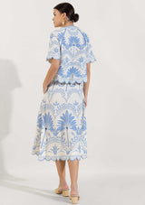 Women's Cotton Top & Skirt - Rifat