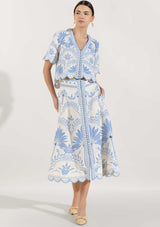 Women's Cotton Top & Skirt - Rifat