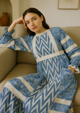 Ibban Cotton Summer Long Dress -Raya