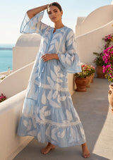ibBan Hand Embroidered Long Tunic Dress - Livia Long Tunic