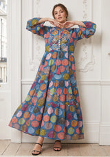 ibBan Print Cotton Long Tunic with Hand Embroidery – Kinza