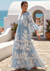 ibBan Hand Embroidered Long Tunic Dress - Livia Long Tunic