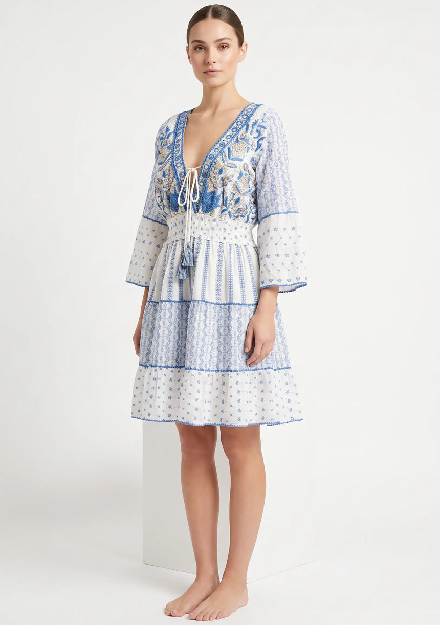 Robe courte femme ibBan Basima | Dentelle à paillettes | Occasion spéciale | Taille unique