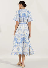 Vestido largo de algodón para mujer - Rifat