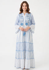 Tunique longue femme ibBan Basima | Paillettes sur toute la longueur | Occasion spéciale | Taille unique