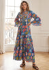 ibBan Print Cotton Long Tunic with Hand Embroidery – Kinza