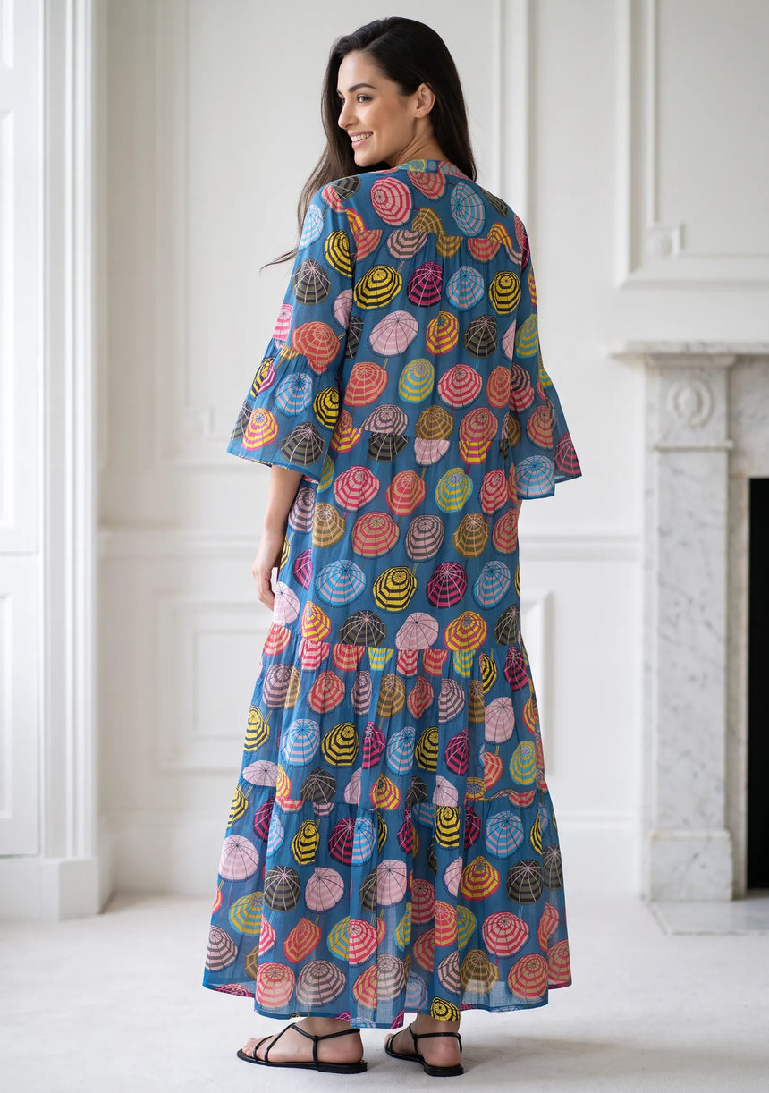 ibBan Print Cotton Long Tunic with Hand Embroidery – Kinza