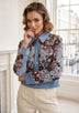 ibBan Black Hand Embroidered Women's Jacket - Rocky Jacket