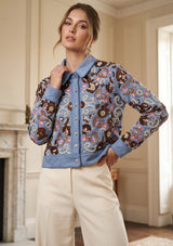 ibBan Black Hand Embroidered Women's Jacket - Rocky Jacket