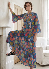 ibBan Print Cotton Long Tunic with Hand Embroidery – Kinza