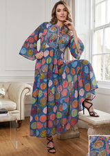 ibBan Print Cotton Long Tunic with Hand Embroidery – Kinza