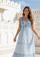 Basima Long Strap Dress