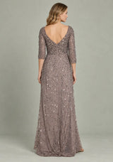 ibBan Women’s Party Long Dress with Hand Embroidery -Sobia