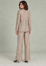 ibBan Women’s Georgette & Net Jacket with Hand Embroidered - Tasmia