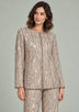 ibBan Women’s Georgette & Net Jacket with Hand Embroidered - Tasmia