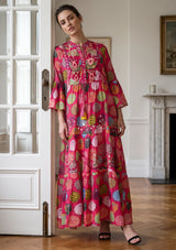 ibBan Print Cotton Long Tunic with Hand Embroidery – Kinza