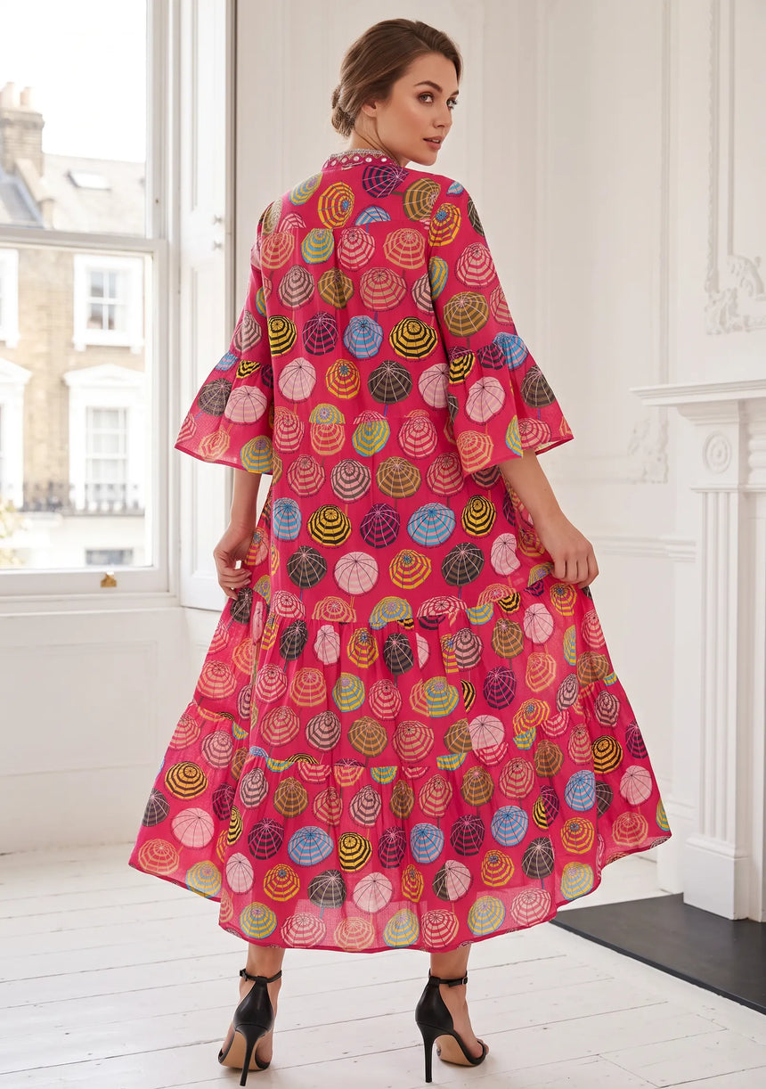 ibBan Print Cotton Long Tunic with Hand Embroidery – Kinza