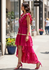 Women's Hand Embroidered Cotton Maxi Dress Sleeveless - Umida