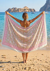 Women's Printed Cotton Pareo Beach Wear | ibBan Resort Collection-Sehra