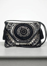 ibBan Hand Embroidered Canvas Sling Bag | Women's -Cotri