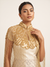 ibBan Embellished Beaded Net Neck Cape - Jauri