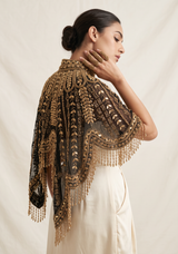 ibBan Embellished Net Beaded Neckwear - Ela