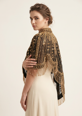ibBan Embellished Net Beaded Neckwear - Ela