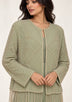 ibBan Women’s  Beaded Jacket and Pant Set - Zarina