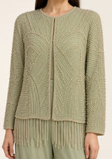 ibBan Women’s  Beaded Jacket and Pant Set - Zarina