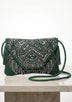 ibBan Embellished Canvas Crossbody Wallet Bag -  Masum