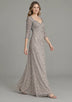 ibBan Women’s Party Long Dress with Hand Embroidery -Sobia