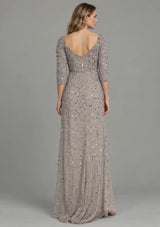 ibBan Women’s Party Long Dress with Hand Embroidery -Sobia