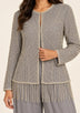 ibBan Women’s  Beaded Jacket and Pant Set - Zarina
